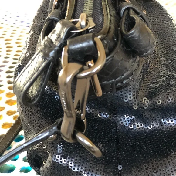 Coach Limited Edition Sequined Handbag, like new condition